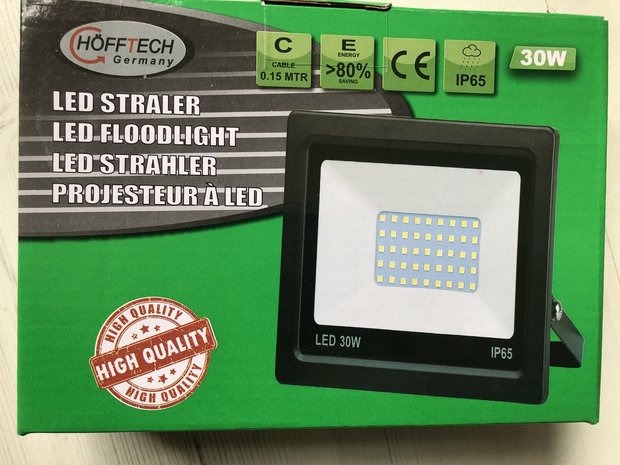 Led straler 30 watt